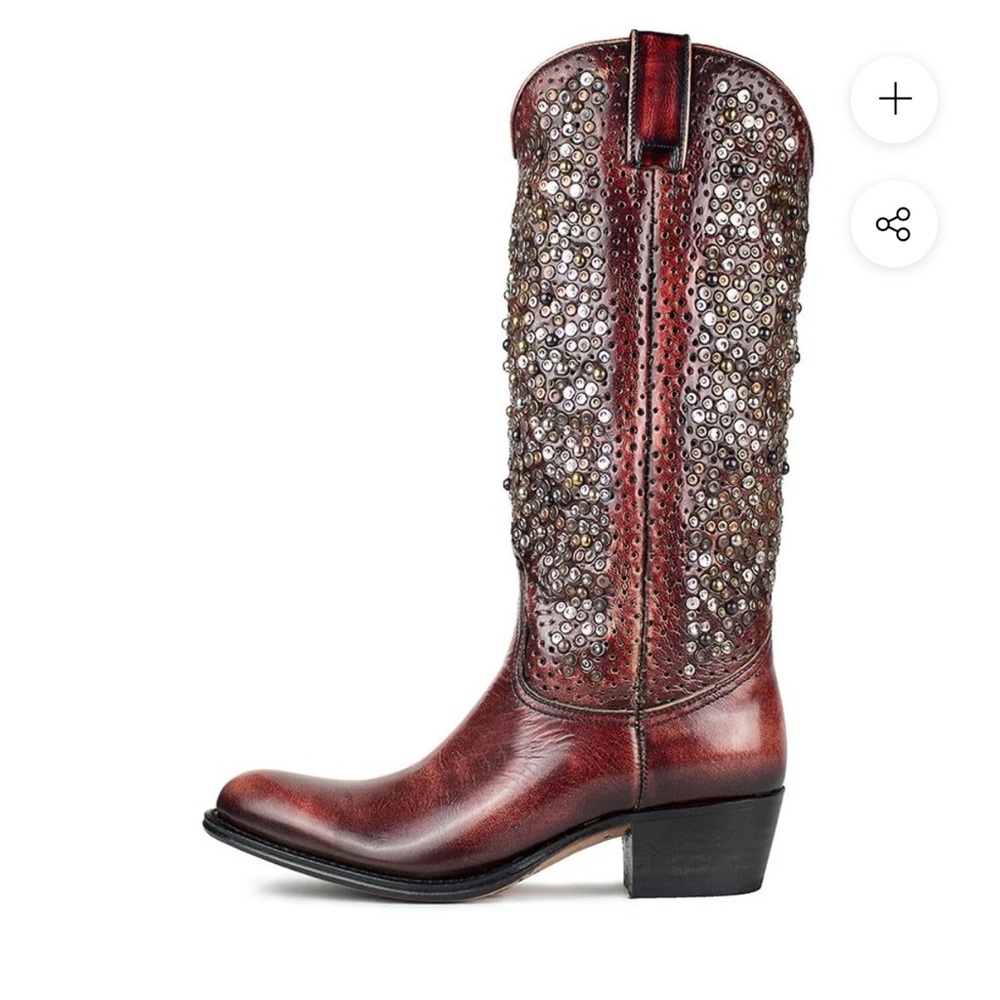 RARE!! Frye Deborah Rojo- size 9.